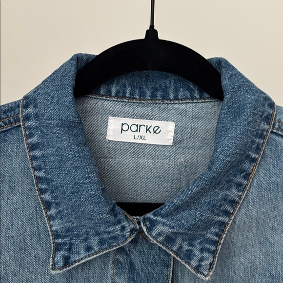 Parke Medium Wash Jean Jacket - Picture 4 of 9
